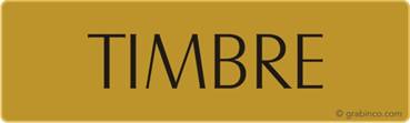 PLACA TIMBRE Grabinco.com
