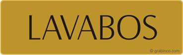 PLACA LAVABOS Grabinco.com