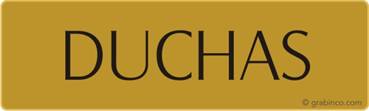 PLACA DUCHAS Grabinco.com