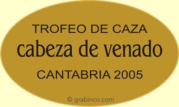 PLACA GRABADA DE LATON LA217 Grabinco.com