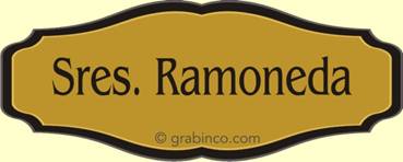 PLACA GRABADA DE LATON LA224 Grabinco.com