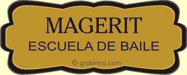 PLACA GRABADA DE LATON LA240 Grabinco.com