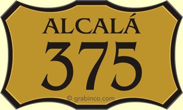 PLACA GRABADA DE LATON LA247 Grabinco.com
