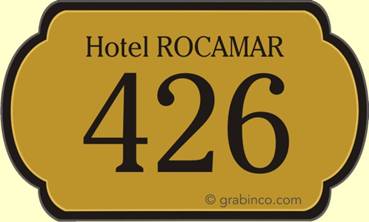 PLACA GRABADA DE LATON LA251 Grabinco.com