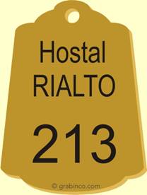 PLACA PARA LLAVERO YA712 Grabinco.com