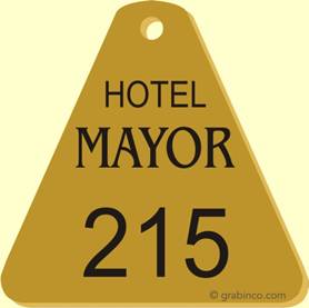PLACA PARA LLAVERO YA713 Grabinco.com