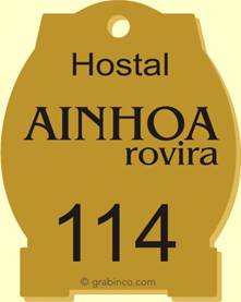 PLACA PARA LLAVERO YA725 Grabinco.com