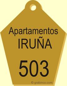 PLACA PARA LLAVERO YA730 Grabinco.com