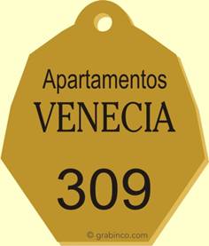 PLACA PARA LLAVERO YA741 Grabinco.com