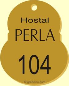 PLACA PARA LLAVERO YA742 Grabinco.com