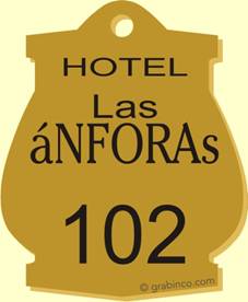 PLACA PARA LLAVERO YA745 Grabinco.com