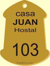 PLACA PARA LLAVERO YA748 Grabinco.com