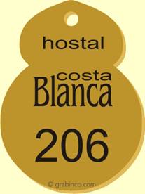 PLACA PARA LLAVERO YA753 Grabinco.com