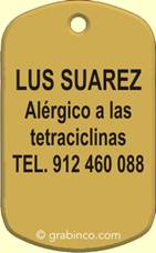 PLACA PARA MASCOTA MA003 Grabinco.com
