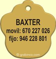 PLACA PARA MASCOTA MA009 Grabinco.com