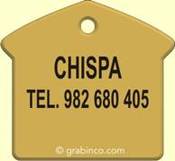 PLACA PARA MASCOTA MA015 Grabinco.com