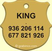 PLACA PARA MASCOTA MA016 Grabinco.com