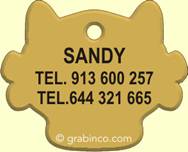 PLACA PARA MASCOTA MA022 Grabinco.com