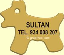 PLACA PARA MASCOTA MA023 Grabinco.com