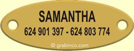 PLACA PARA MASCOTA MA027 Grabinco.com