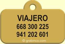 PLACA PARA MASCOTA MA030 Grabinco.com