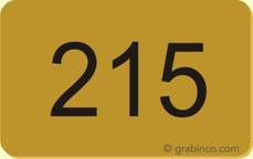 NUMERACIONES NU009 Grabinco.com