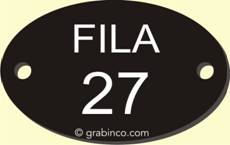 NUMERACIONES CON TEXTO NU026 Grabinco.com