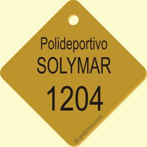 PLACA GRABADA CON NUMERACIONES Y TEXTO NU004 Grabinco.com