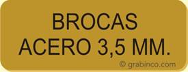 PLACA GRABADA CON NUMERACIONES Y TEXTO NU014 Grabinco.com