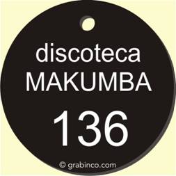 PLACA GRABADA CON NUMERACIONES Y TEXTO NU022 Grabinco.com