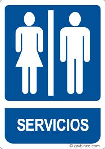 PLACA SEÑAL SERVICIOS Grabinco.com