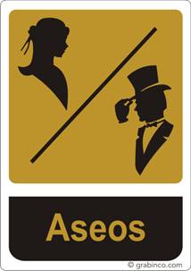 PLACA SEÑAL ASEOS Grabinco.com