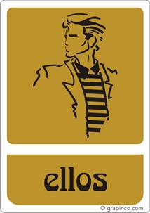 PLACA SEÑAL SERVICIOS ELLOS Grabinco.com