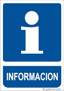 PLACA SEÑAL INFORMACION Grabinco.com
