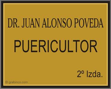 PLACA PARA PROFESIONALES Y EMPRESAS PR403 Grabinco.com