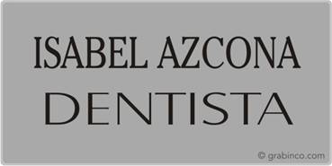 PLACA PARA PROFESIONALES Y EMPRESAS PR414 Grabinco.com