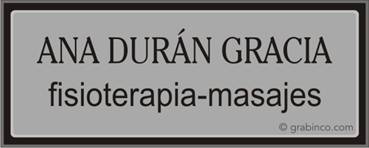 PLACA PARA PROFESIONALES Y EMPRESAS PR420 Grabinco.com