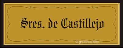 PLACA PARA PUERTA PU004 Grabinco.com
