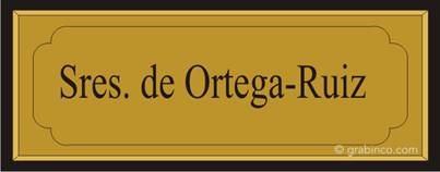 PLACA PARA PUERTA PU005 Grabinco.com